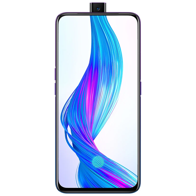 Стоковый Oppo Realme X мобильный телефон Snapdragon 710 Android 9,0 6,5" полноэкранный 48.0MP+ 5.0MP+ 16.0MP камера с подъемом отпечатков пальцев