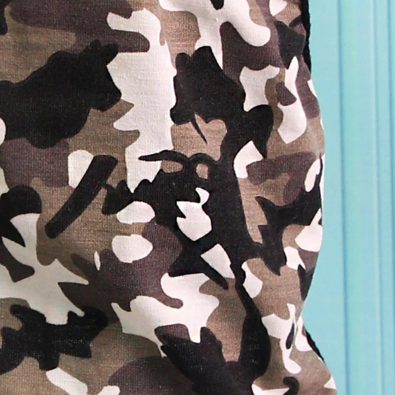 Футболка для собак и кошек одежда жилеты хлопковая щенков камуфляжная