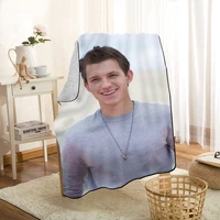 new tom holland throw blanket personalized blankets on for the sofabedcar portable 3d blanket for kid home textile fabric