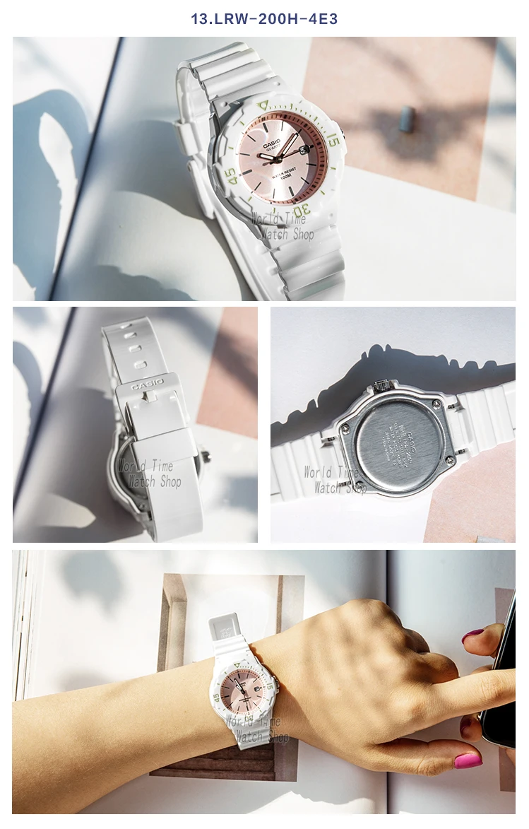 Casio часы для дайвинга женские часы Set top brand люкс 100м Водонепроницаемые кварцевые наручные часы женские подарки Часы светящиеся спортивные часы женские relogio feminino reloj mujer montre homme bayan kol saati