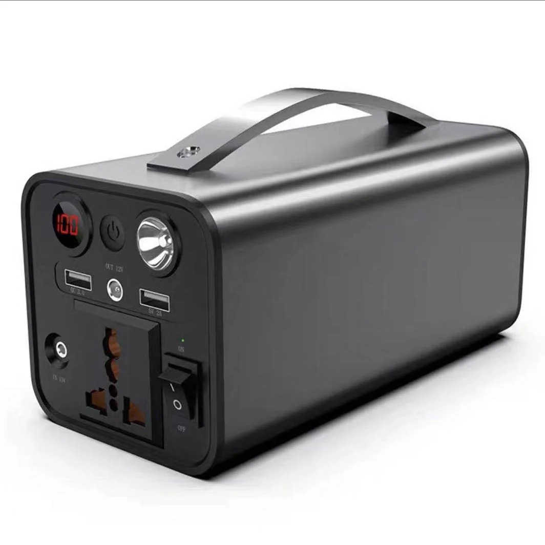 

Portable Power Station 110V 220V AC Plug Power Bank 180Wh 45000mAh Outdoor Power Bank with QC 3.0 Quick Charge Solar Power