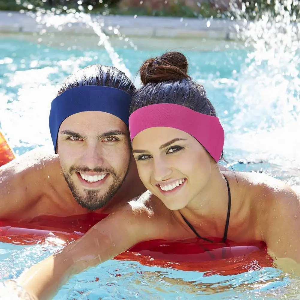 

1 шт. шапочка для плавания, повязка для волос, водонепроницаемая повязка для волос для дайвинга, растягивающаяся Нескользящая Спортивная По...