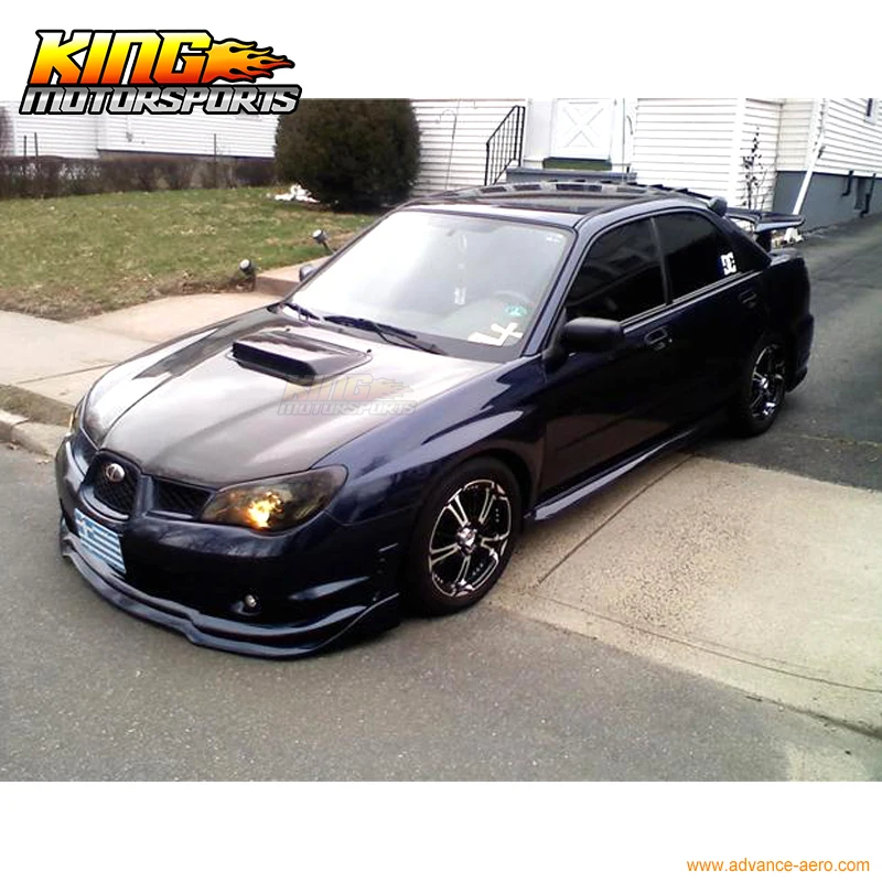 

Fit For 2006 2007 Subaru Impreza WRX Sti CS2 Front Bumper Lip Splitter - PP