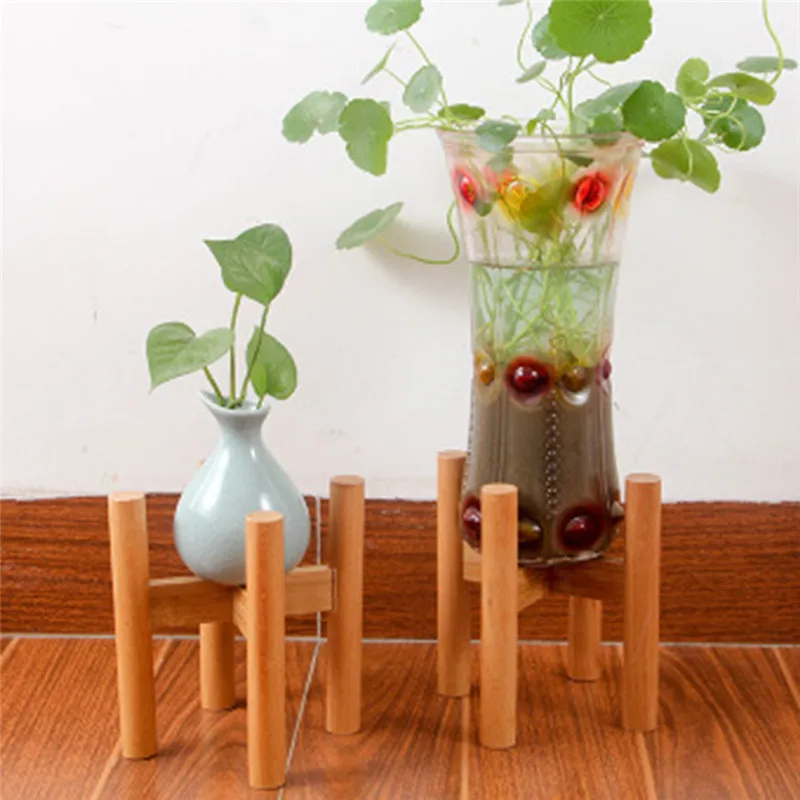 Деревянный цвет прочный съемный деревянный цветочный горшок подставка отдельно