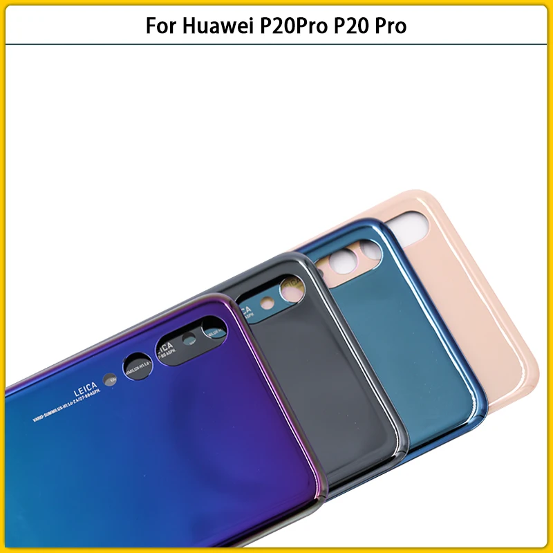 Новый задний корпус P20 Pro для Huawei P20Pro крышка аккумулятора задняя стеклянная