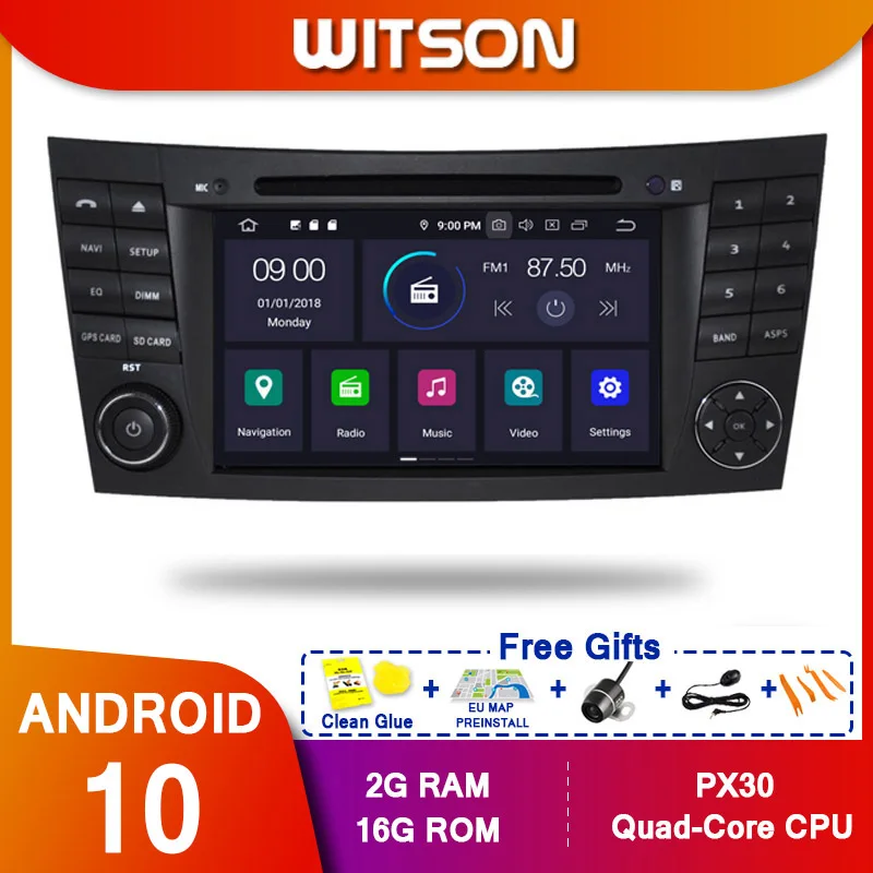 WITSON! Android 10 0 Octa core PX5 машинный DVD проигрыватель для MERCEDES BENZ E CLASS W211 G W463 CLS W219