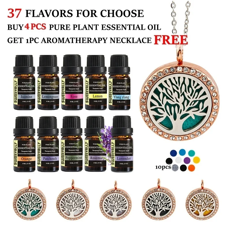 Эфирные масла с растениями 37 ароматов 4 шт. | Красота и здоровье