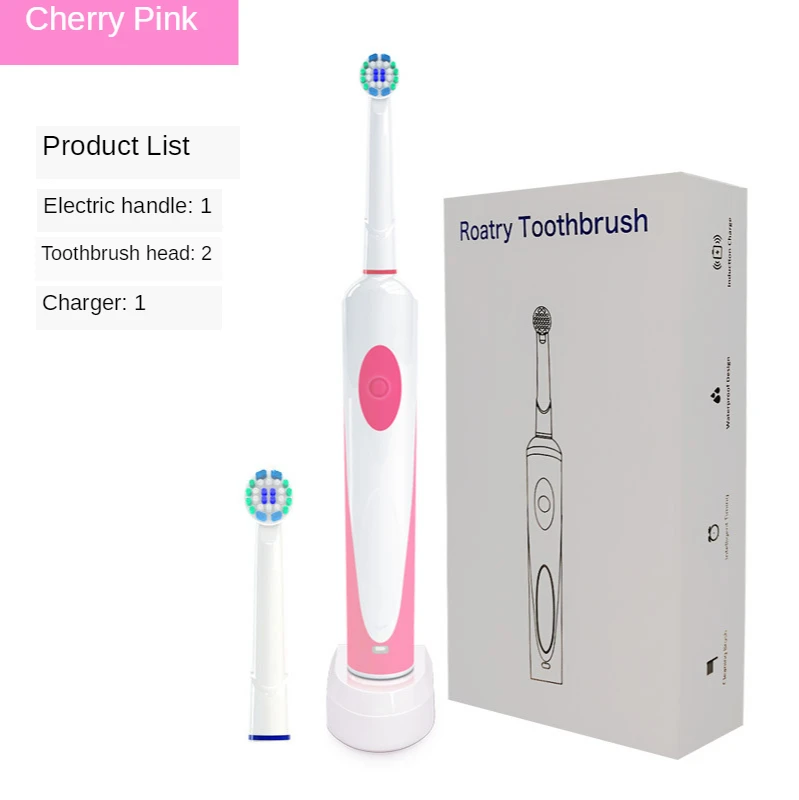 

[bottom price]Electric toothbrush/adult/child/soft bristle/waterproof/intelligent/charging type /pink