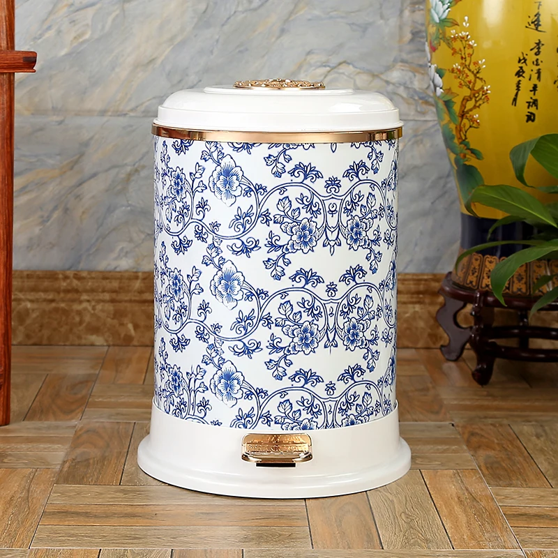 Бесплатная доставка европейская мусорная корзина легкая и Роскошная большая