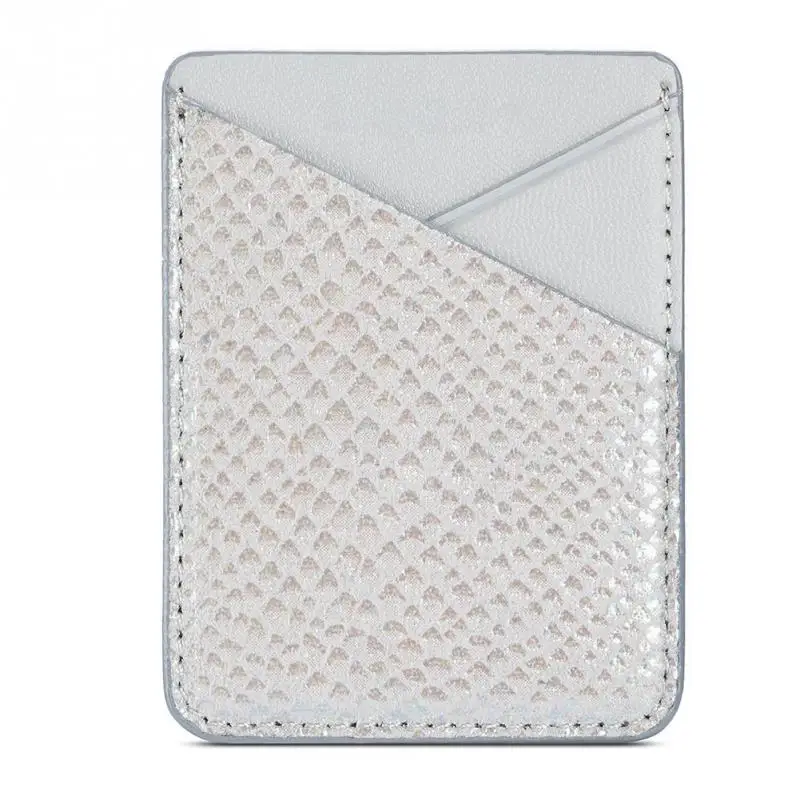 Модный держатель для карт сотового телефона чехол хранения кредитных кошелек с