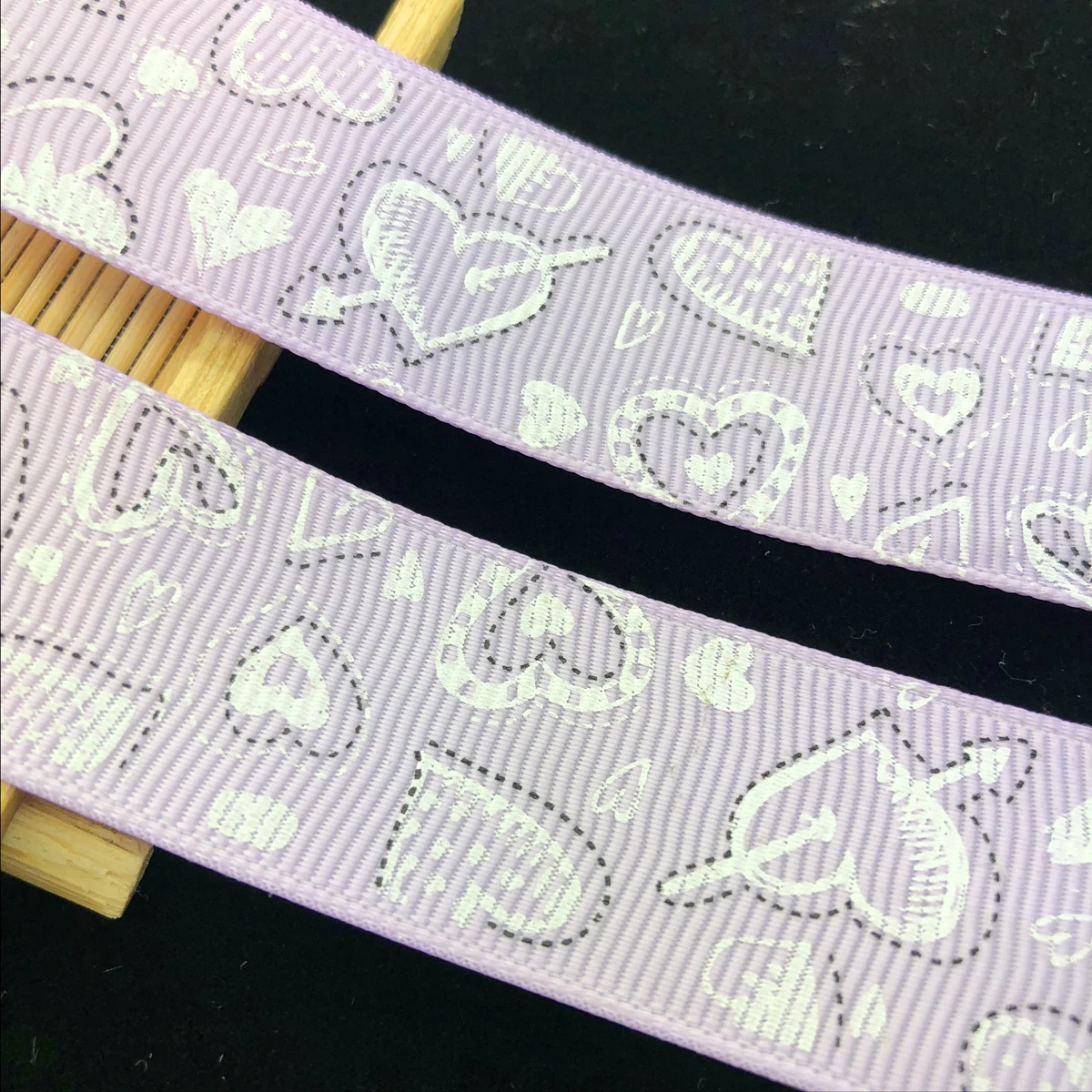 Новинка 5 ярдов 1 дюйм 25 мм разноцветный бант для волос со стрелой Купидона | Дом и