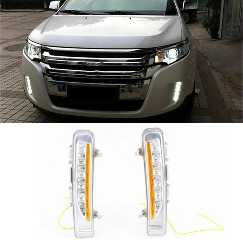Fluorescent automobile cycle lamp special daytime led modified anti fog Ford edge 2009-2014 |
