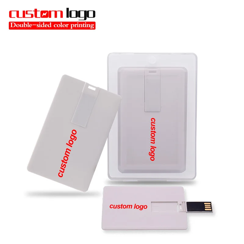 30 шт./лот оптовая продажа супер тонкая кредитная карта USB флеш-накопитель 4 ГБ 8 16 32