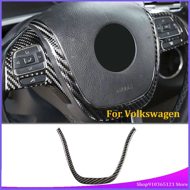 

Для Volkswagen Touareg 2011-2018 рулевое колесо u-образная рама Настоящее углеродное волокно (мягкое) модификация интерьера автомобиля