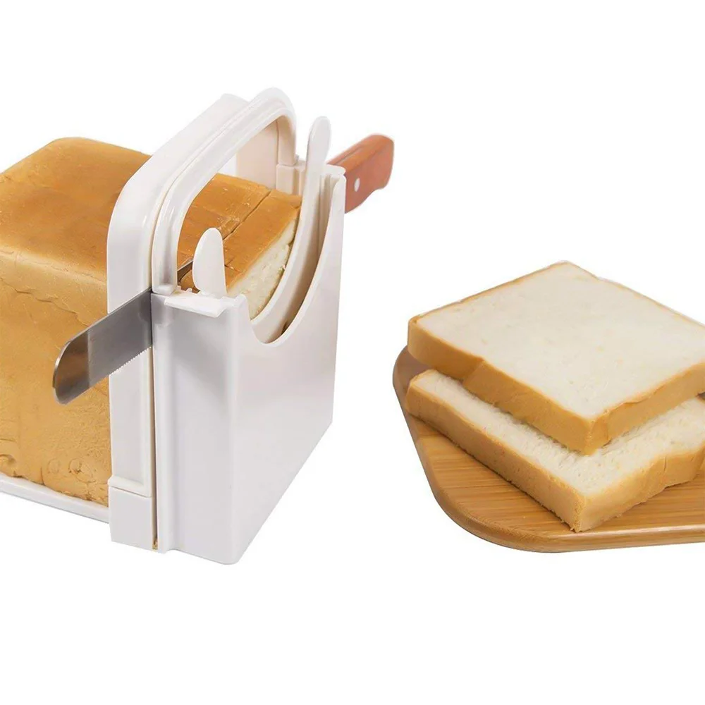 1pcs Professional Bread Loaf Toast Cutter Slicer Slicing Cutting Guide Mold Maker Kitchen Tool |
