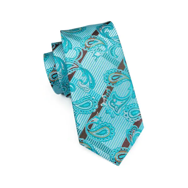 SN-570, бирюзовый, новинка, галстук, Hanky, запонки, наборы, мужские, шелк, галстуки для мужчин, формальные, свадебные, вечерние, для жениха