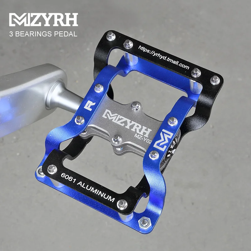 MZYRH Y02 MTB велосипедные педали с ЧПУ плоская платформа для горного велосипеда езды