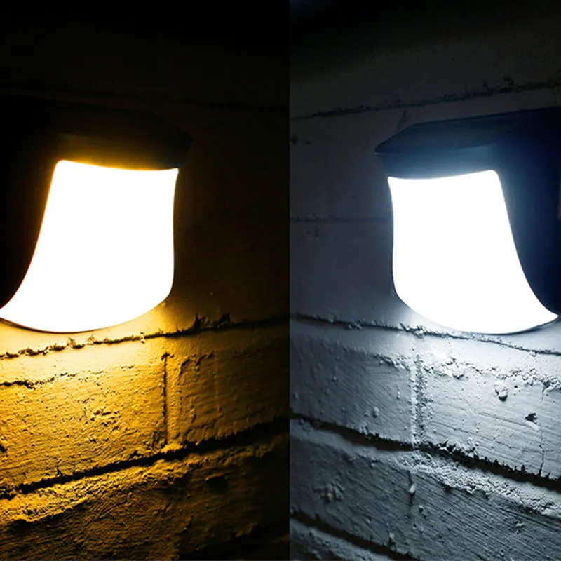 Светодиодный садовый светильник на солнечной батарее теплый холодный цвет