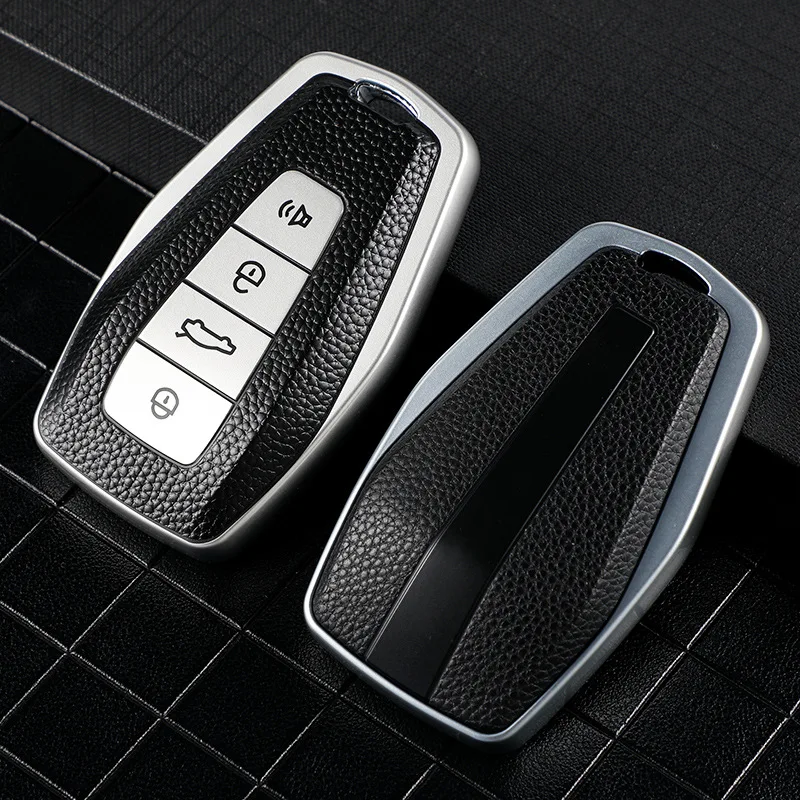 

High quality takeaway TPU Car Key Cover Case Holder Shield Set For Geely Coolray X6 Global Emgrand Hawk GX7 Remote Accessories