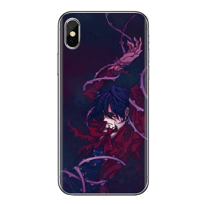 Horror Anime Hellsing Alucard Fan art Soft Shell Cases For Samsung Galaxy S3 S4 S5 Mini S6 S7 Edge S8 S9 S10 Plus Note 3 4 5 8 9 |
