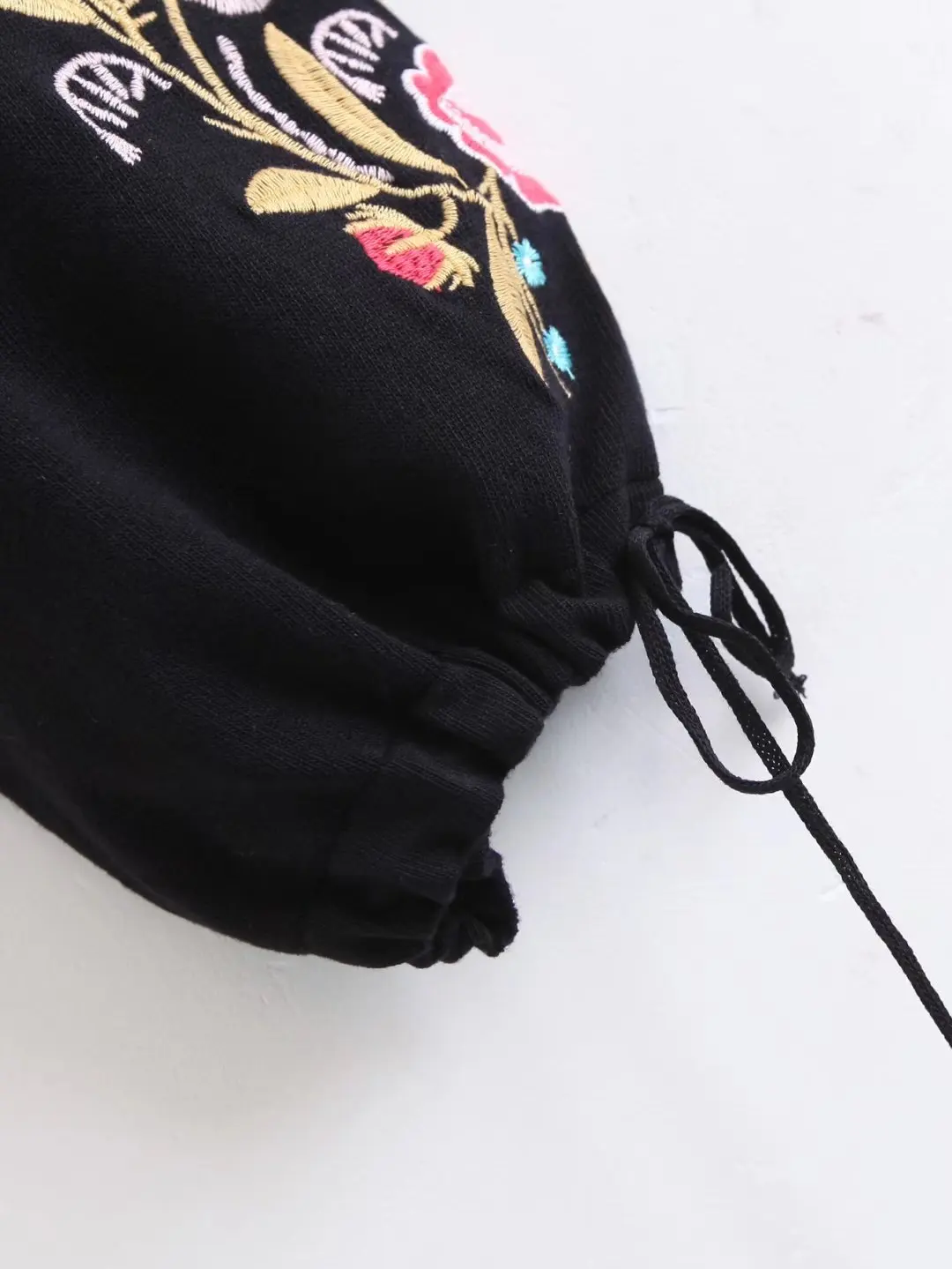 

Chinese Embroidery Floral Pullover Sweater O-Neck Long Sleeve Fall Winter Loose Pullover Spring 2021 Women Clothing