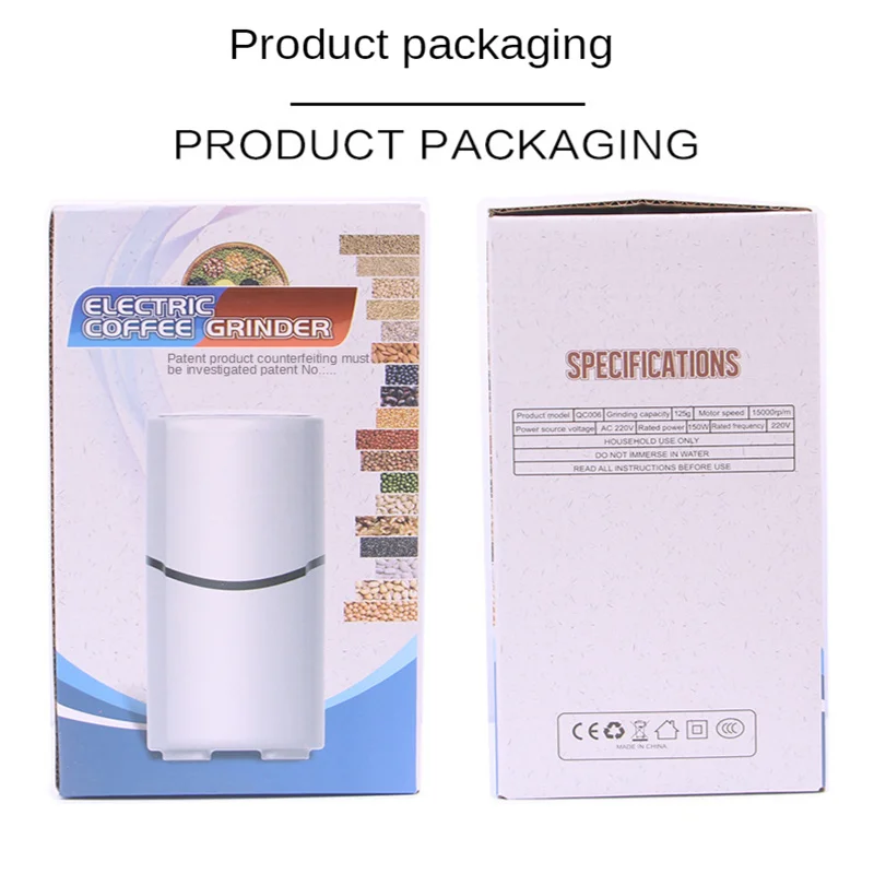 

Portable Large-Capacity Multi-Function Grain Machine Household Grinder Electric Mini Coffee Grinder Helper Hor Household Daily