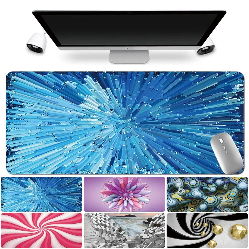

Mouse Pad Gaming Gamer Large Table Mat Non-slip Computer Pad PU Leather Big Mousepad Office Computer Desk Mat