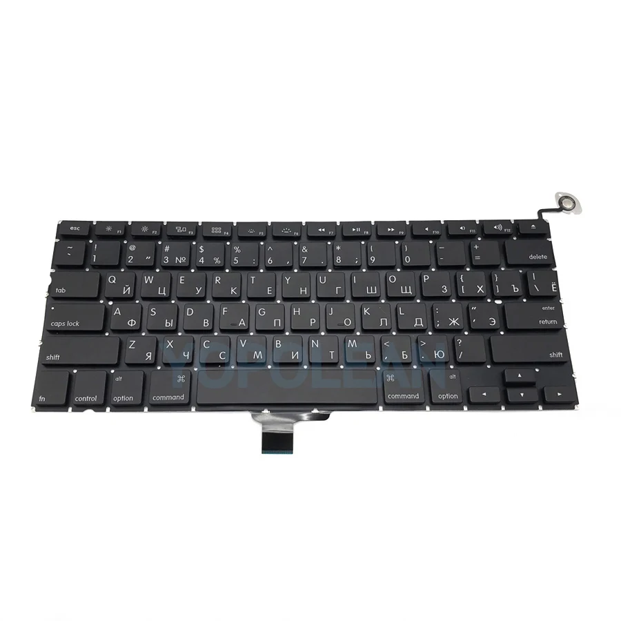 Новая маленькая клавишная русская клавиатура с подсветкой для Macbook Pro 13 &quotUnibody A1278