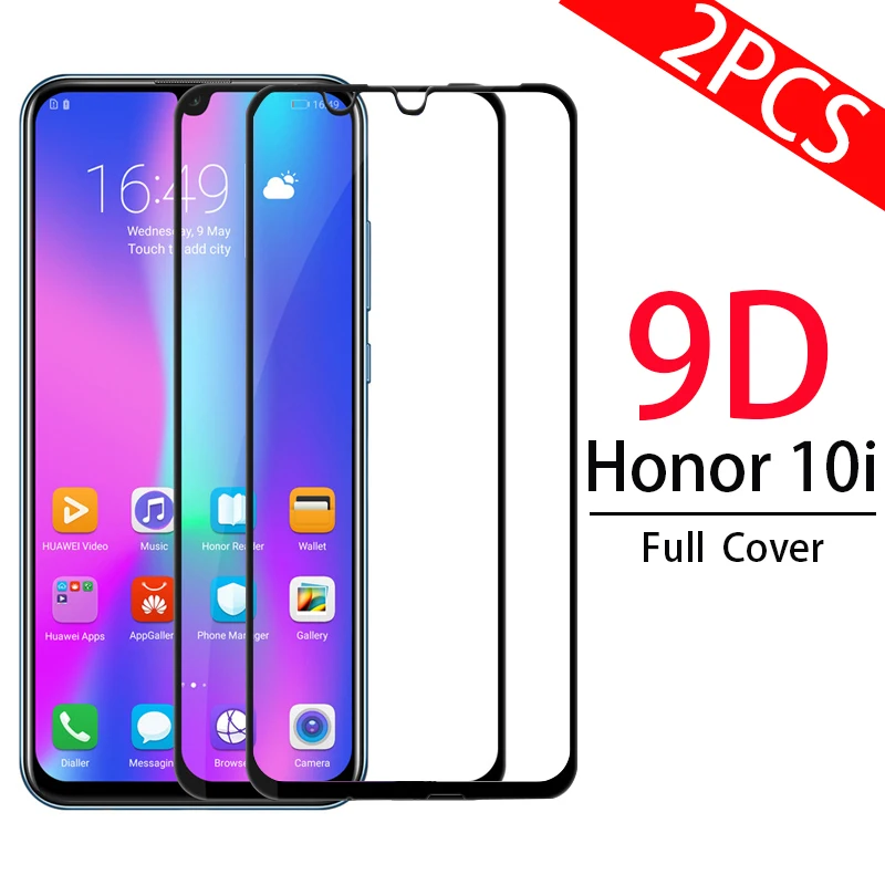 Закаленное стекло 9D для Huawei Honor 10i 20i Защитная пленка экрана honor 10 20 lite 2