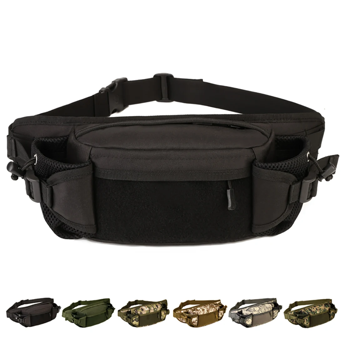

Сумка поясная нейлоновая Мужская, водонепроницаемая, для бутылки с водой/чайника