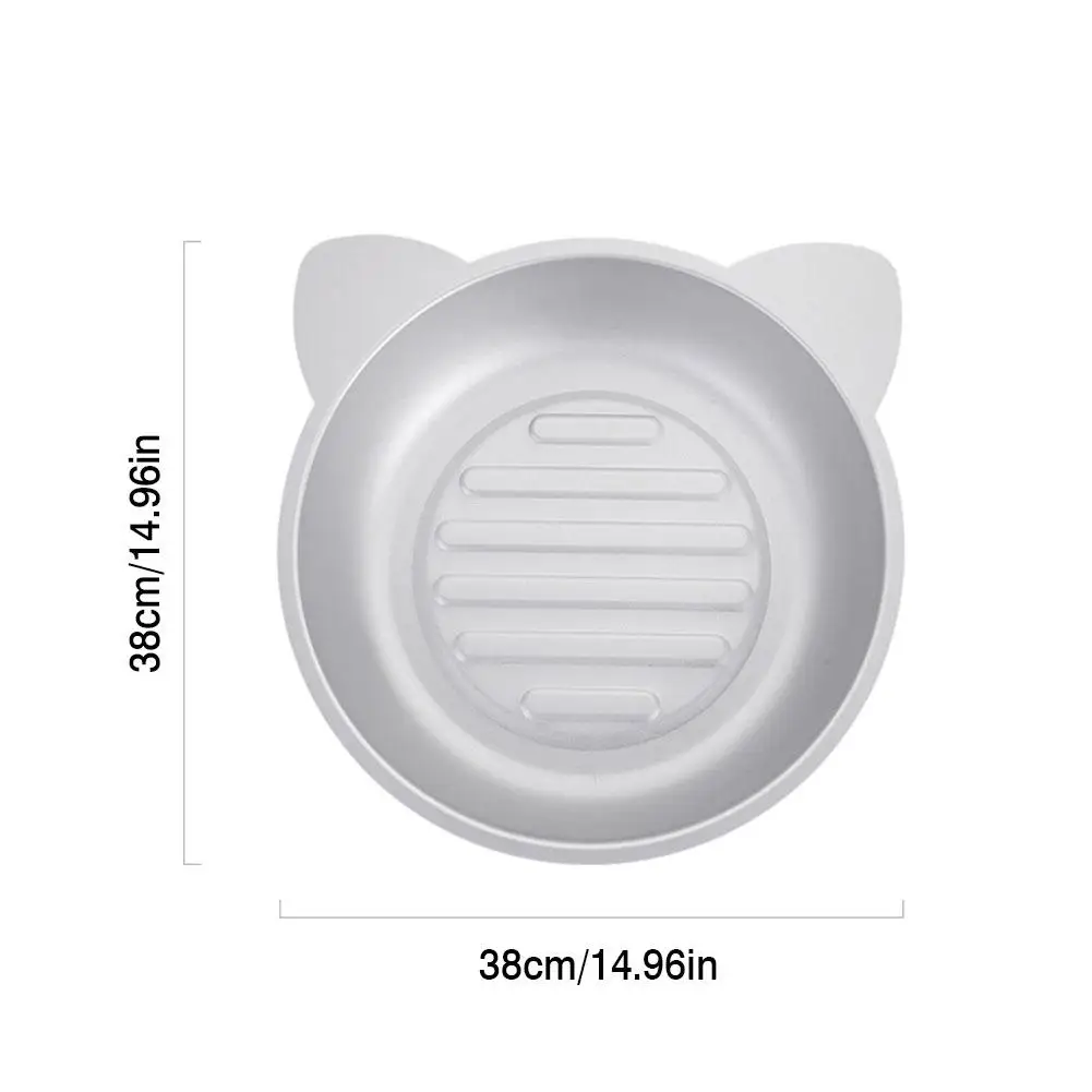 

Summer Cat Cooling Mat Aluminum Alloy Cat Cooling Pad Pet Cooler Cooling Mat Slip-resistant Cooling Basin For Cats Kittens