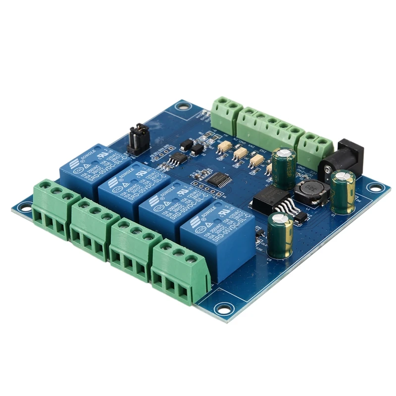 Modbus Rtu 4 Ch реле Модуль Вход 485 Ttl коммуникационная плата интерфейса Uart канальный на