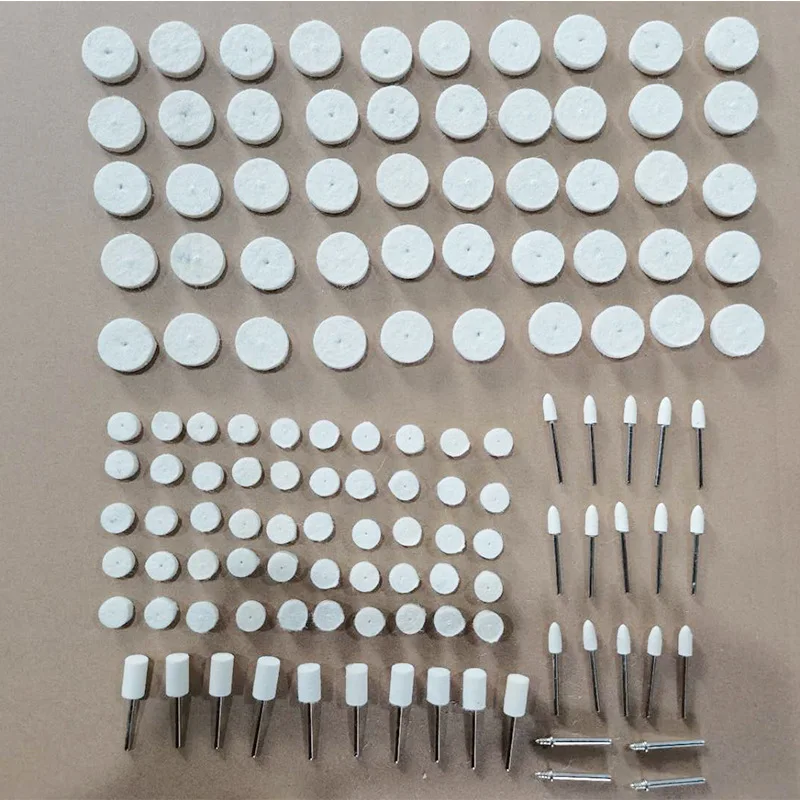 

129Pcs Dremel Accessories Polishing Wheel Polishing Tools Wool Felt Metal Surface Buffing Polishing Wheel for Rotary Tool