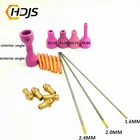 20 шт. QQ150-150a TIG сварочные аксессуары с вольфрамовой иглой медный зажим внутри и снаружи сопло руководство