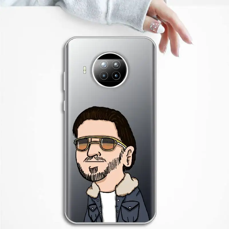 

PNL QLF Phone Case Transparent Clear for Xiaomi Redmi note 10 t 8 9 pro lite 11