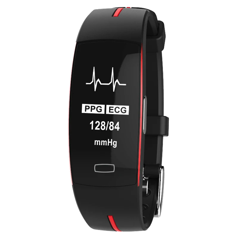 Смарт браслет P3 для измерения кровяного давления фитнес трекер пульсометр PPG ЭКГ