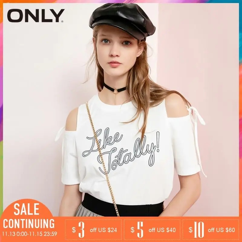 Только 2019 весна лето новые женские 100% хлопок с открытыми плечами короткими