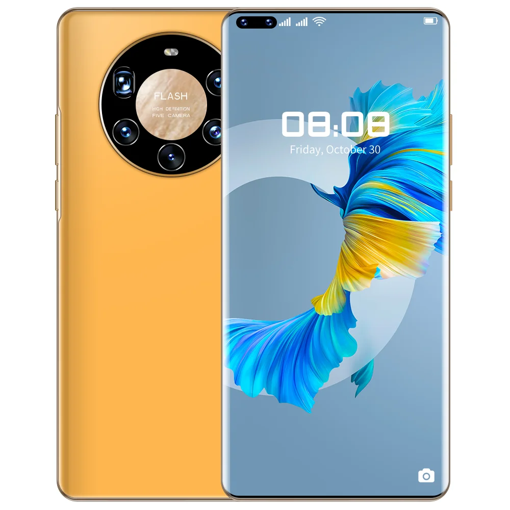 Глобальная версия ультра тонкий Mate40 Pro + смартфон 6000 мА/ч полный Экран 7 3 дюймов Deca