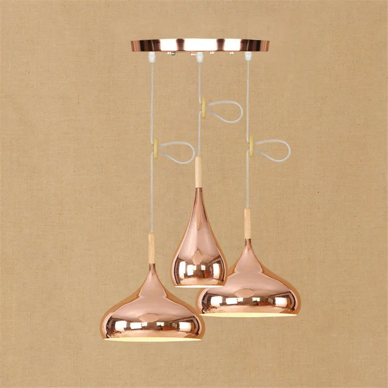 

Постмодерническая Скандинавская хромированная люстра цвета розового золота, запатентованная лампа для столовой, спальни, гостиной, железн...