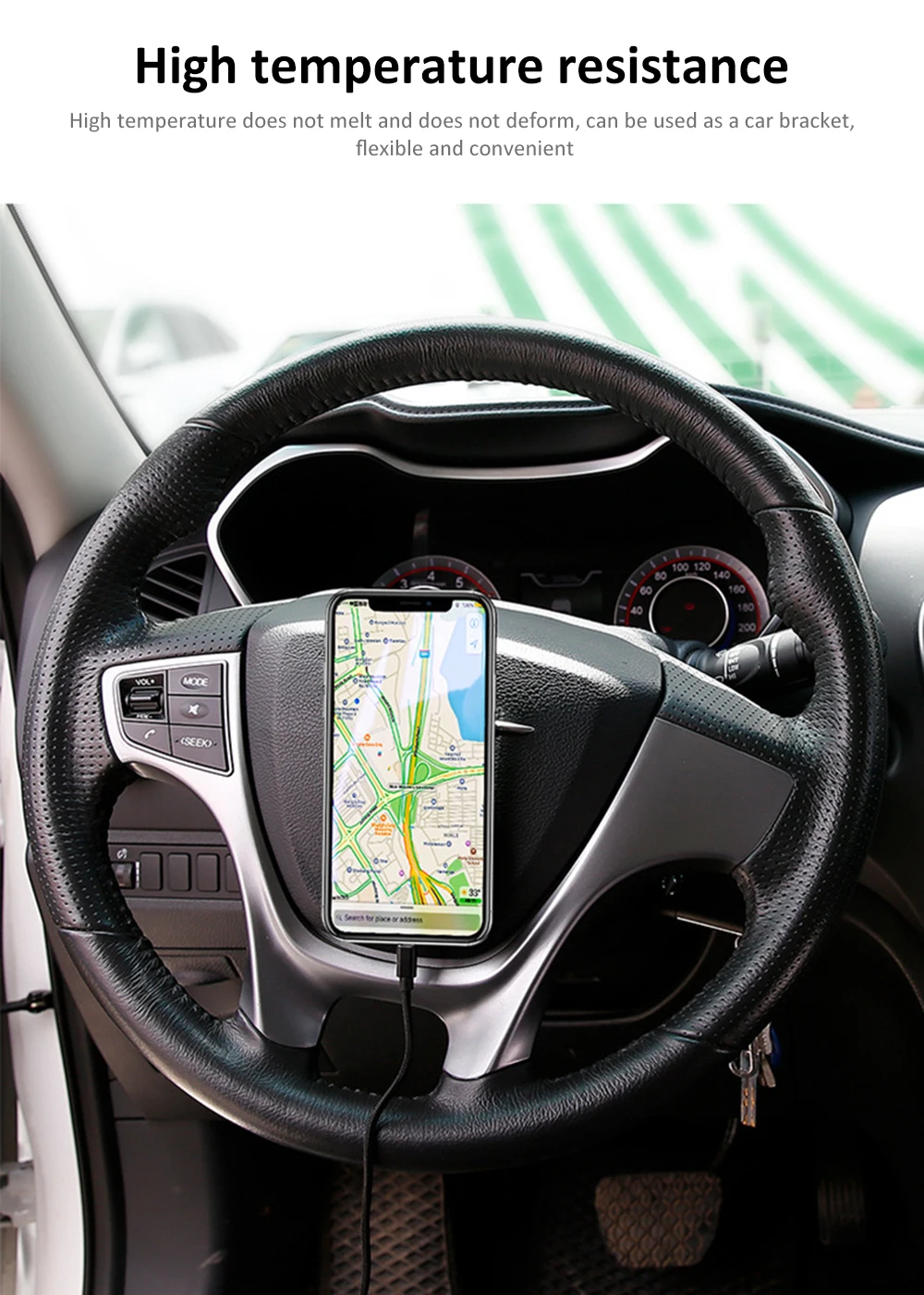 Силиконовая панель для украшения автомобиля нескользящий коврик из ПУ новый