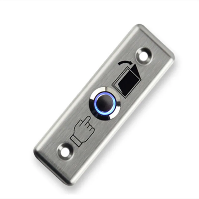 Прямоугольная кнопка выхода из нержавеющей стали кнопочный переключатель