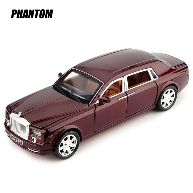 M923S-6-RD 1:24 S600 Limousine Diecasts& Toy Vehicles металлический сплав 6 модель автомобиля с открытой дверью с огнями и звуками игрушки для детей Подарки - Цвет: M923S-6-RD