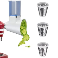 slicershredder attachment for kitchenaid stand mixer electric cheese grater attachmentaccessories with 3 blades