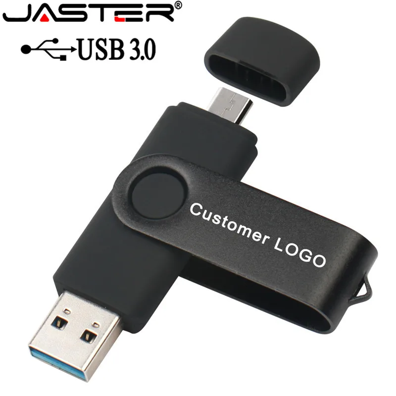 Флэш накопитель JASTER USB 3 0 для смартфона флэш OTG 4 ГБ 8 16 32 64 диск Micro оптовая