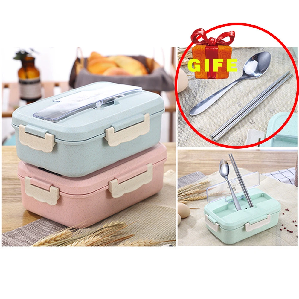 Ланч-бокс для микроволновой печи посуда из пшеничной соломы контейнер хранения