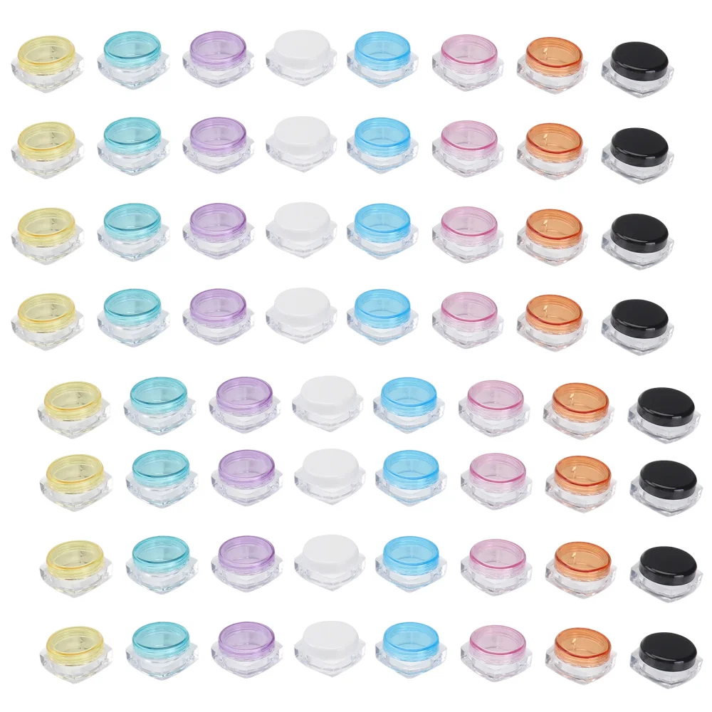 

54Pcs Durable Cream Dispenser Small Sample Holder Sub-packing Lotion Container