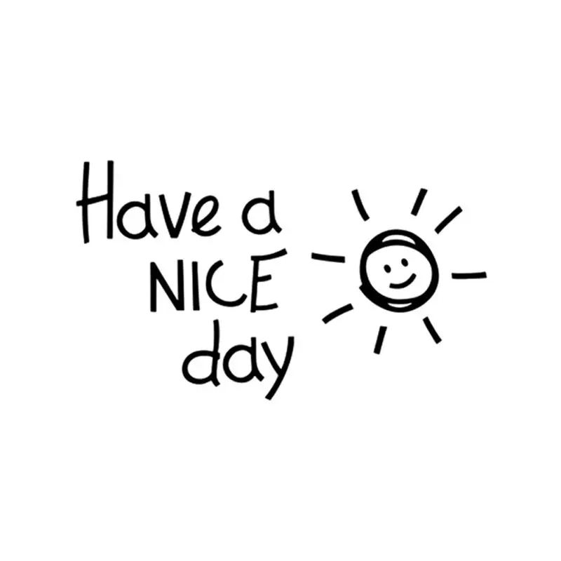 Хорошего дня наклейка на стену с надписью виниловые наклейки для спальни