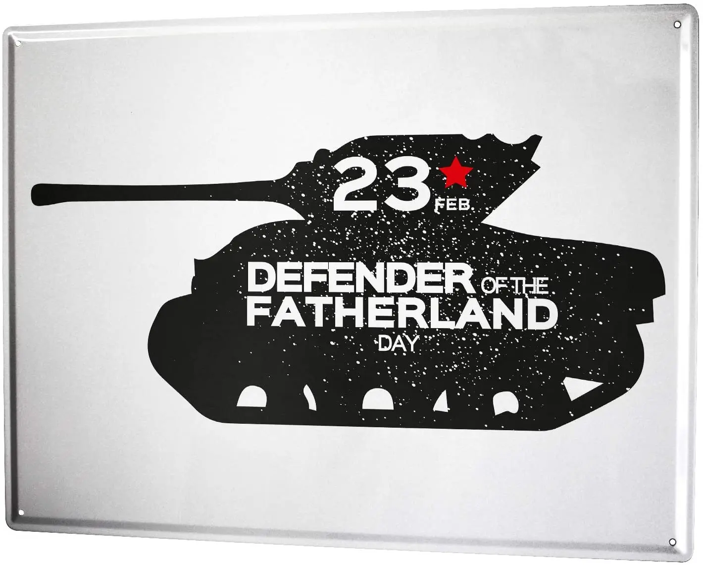 SINCE 2004 tin Shield Retro Motive Fatherland Defender