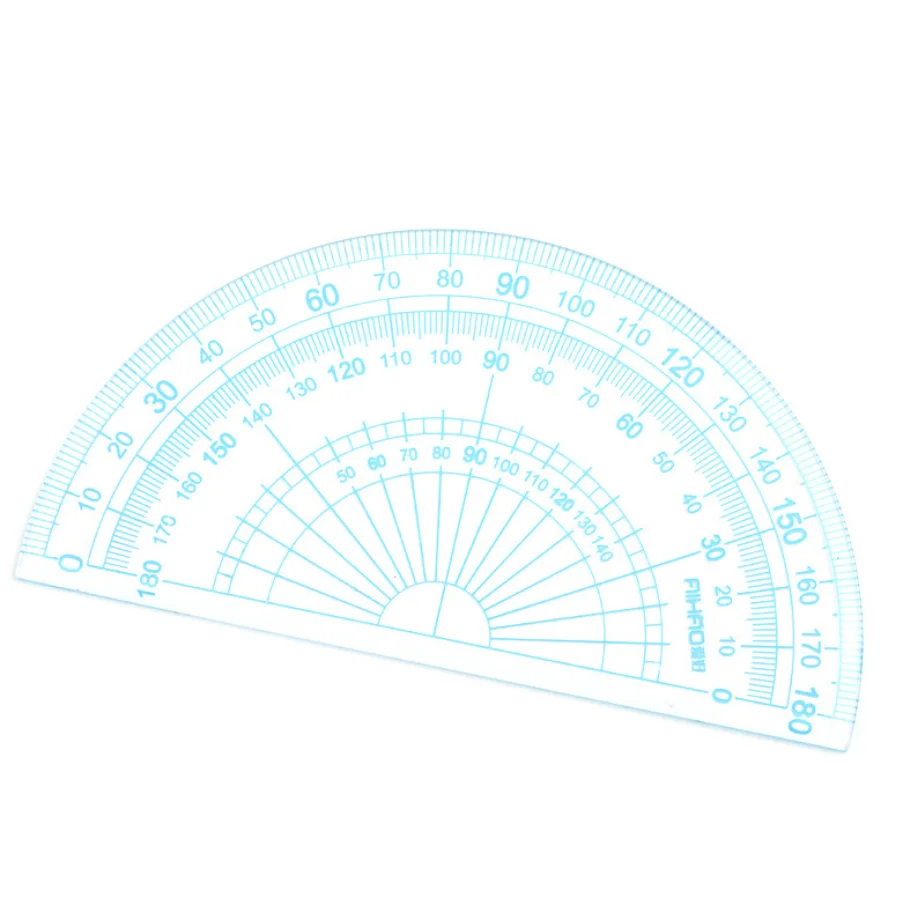 Пластиковый измерительный инструмент математический Набор для геометрии