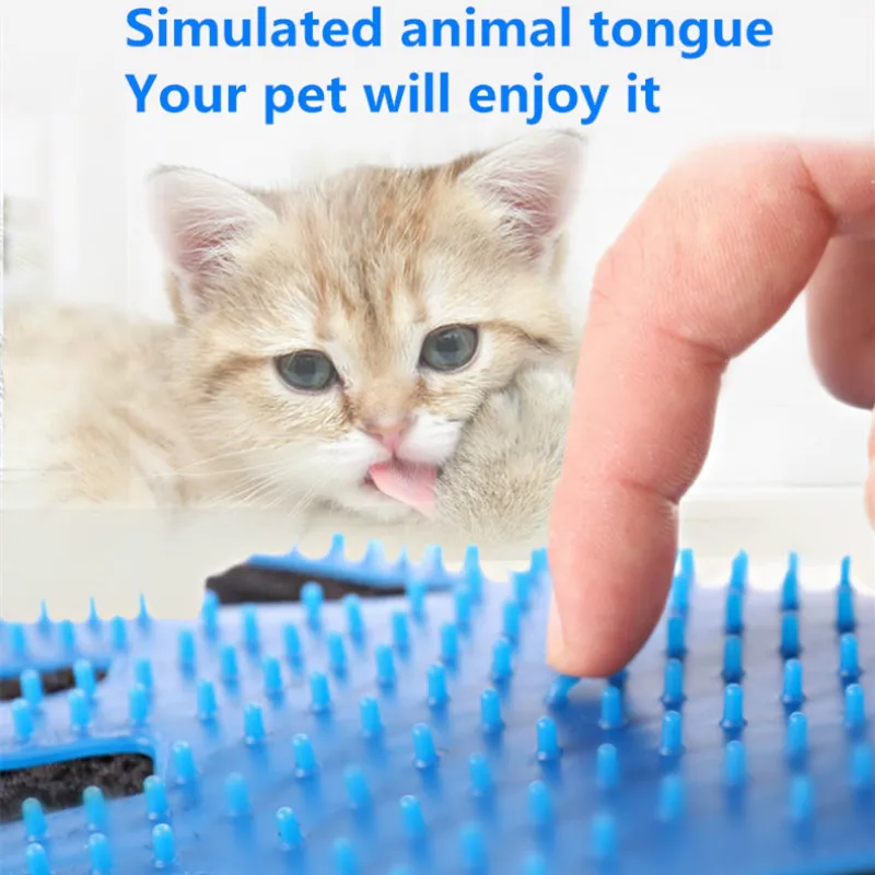 Мягкая силиконовая Щетка для собак перчатка Массажная щетка домашних животных